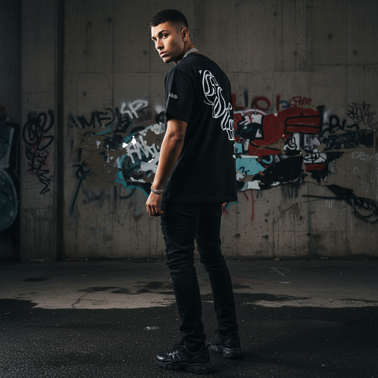 Old English Tee Mockup